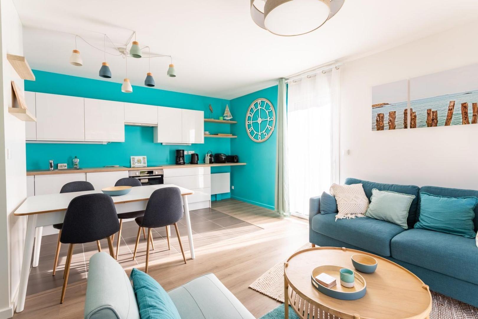 Le Celadon - Joli T3 Moderne - 2 Chambres Avec Cancale Dış mekan fotoğraf